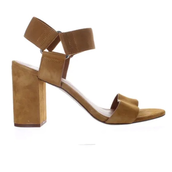 SARTO By Franco Sarto Womens Olivia Tan Ankle Strap Heels - Picture 3 of 11